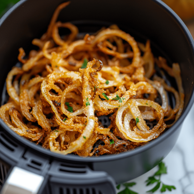 Air Fryer Crispy Onions | Low Fat Fried Onions to Use In Many Dishes