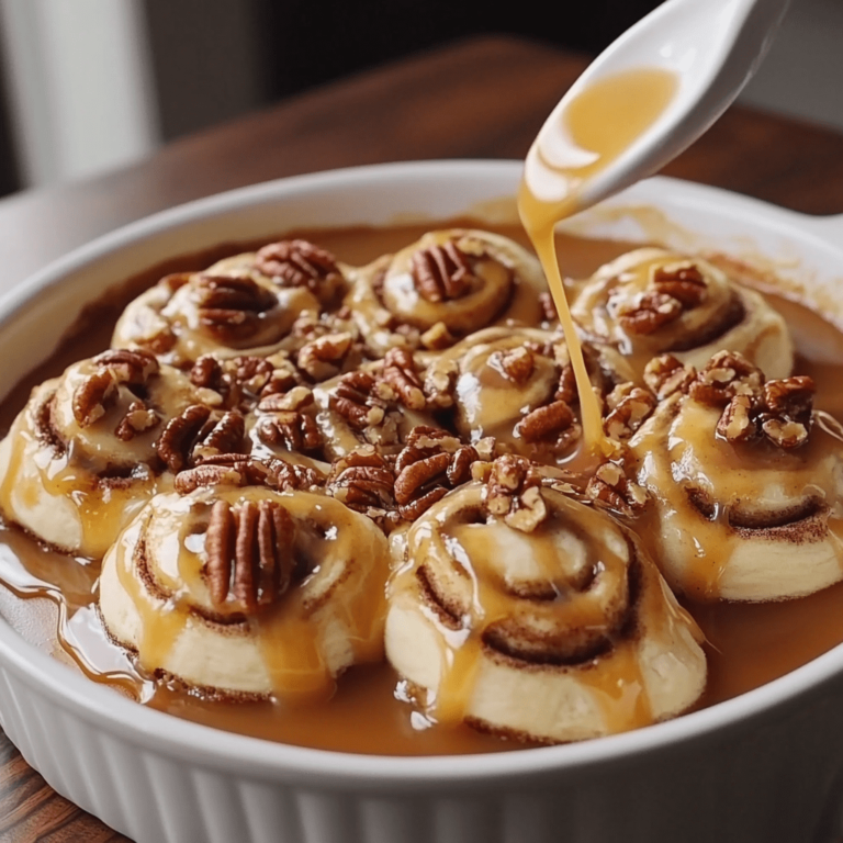 Caramel Pecan Cinnamon Rolls Recipe