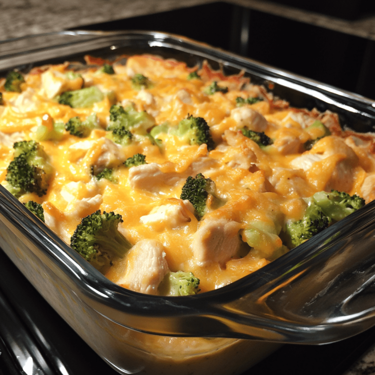 Healthier Broccoli Chicken Casserole Recipe