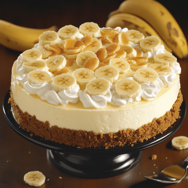 No-Bake Banana Pudding Cheesecake Recipe