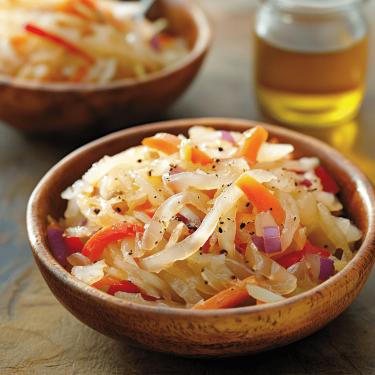 Old-Fashioned Sauerkraut Salad Recipe