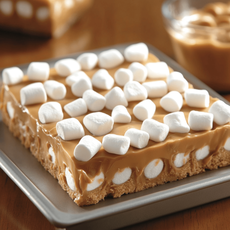 Peanut Butter Marshmallow Squares Recipe