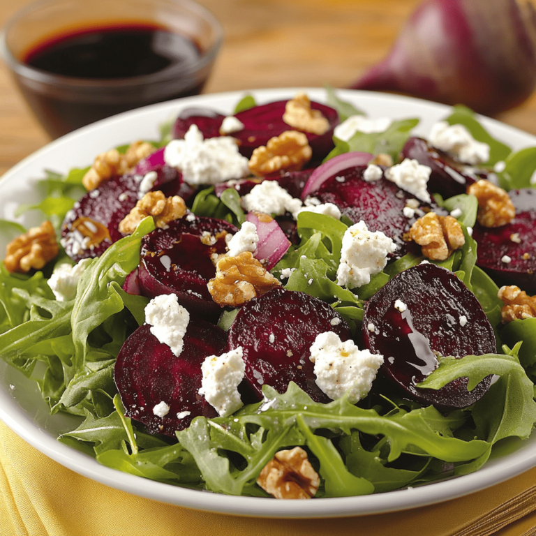 Roasted Beet and Goat Cheese Salad Recipe